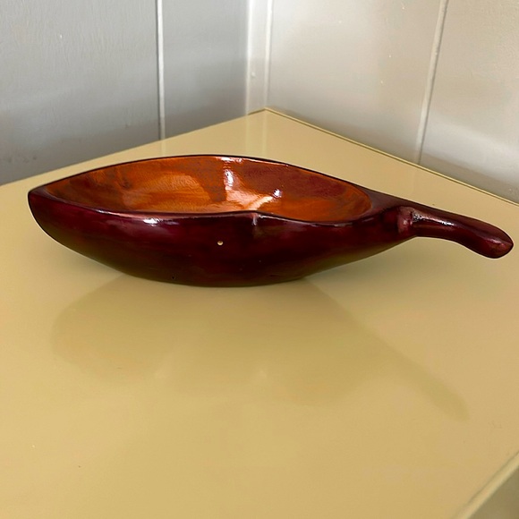 Wood Leaf Bowl Set - Picture 8 of 13